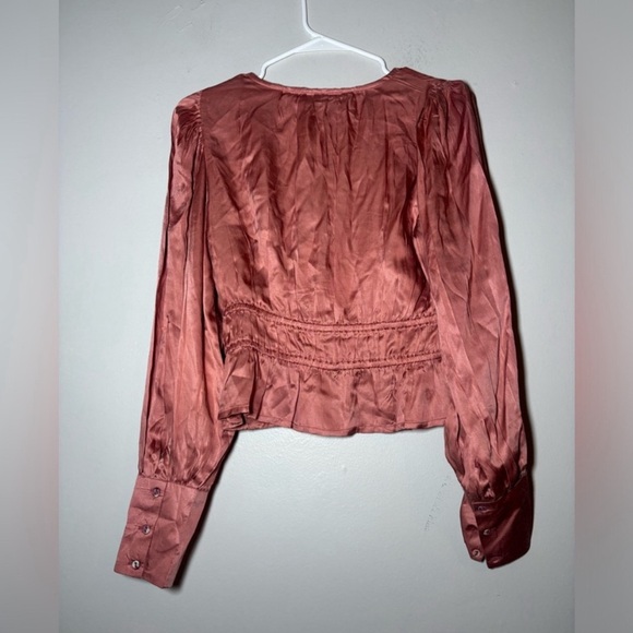 Cleobella satin peplum top size small - Picture 4 of 4